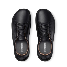 Skinners Sneaker Walker (Premium Leather, Wide Toe Box) Black